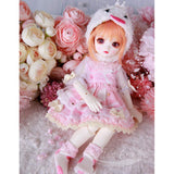 BJD/SD Doll 1/6 26CM 10 Inch Toys Jointed Body Full Set Clothes Makeup Custom DIY Toy Gift for Girls