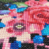 MXJSUA Dream Catcher Diamond Painting Kits for Adults,Pink Dream Catcher Diamond Art Kits,5D Paint with Diamond Full Round Drill Gem Art,Flowers Diamond Art Painting Kits (12x16/30x40cm)