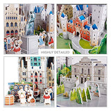 CubicFun 3D Puzzle for Adults Kids Bavaria Cityline Building Model Kits Collection Toys Gift for Men and Women, Neuschwanstein Castle, New Town Hall, and Linderhof Palace 178 Pieces