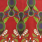 African Print Fabric Cotton Print 44'' wide Sold By The Yard (90149-1)