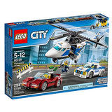 LEGO City Police High-Speed Chase 60138 Building Toy with Cop Car, Police Helicopter, and Getaway Sports Car (294 Pieces)