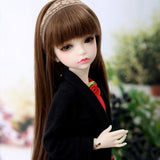 Y&D 13.5" 1/4 BJD Doll Full Set 34.5cm Ball Jointed SD Dolls + Wig + Clothes + Makeup + Shoes + Socks Best Gift for Girls/Boys,A