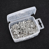 Mixed Antique Silver Crosses Charms and Pendants 100 pcs