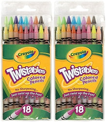 Crayola 18ct Twistables Colored Pencils (2 Pack)