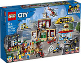 LEGO City Main Square 60271 Set, Cool Building Toy for Kids, New 2021 (1,517 Pieces)