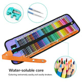 LINGSFIRE Watercolor Pencils, 48 Vivid Colored Pencils Set Wet Watercolor Painting Multi Colored Art