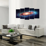 Creative Art- Modern Giclee Canvas Print Artwork Universe 5 Panels Splendid Planetary Nebula Space Picture Printed on Canvas Wall Art for Home office Wall Decor 5pcs/set