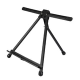 conda Aluminum Table Easel 1 Pack Tri-Pod Display with Rubber Feet,Black,20" x 24"(Double Arms) ...