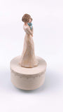 NON ROCK Angel, Couple, Mother and Daughter, Mother and Child, Woodcarving, Music Box (Baby)