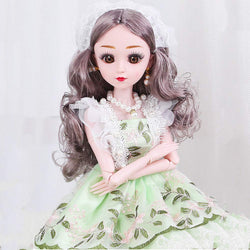 20 Moveable Joints BJD Doll with 3D Real Eyes Basic Makeup for DIY Handmade Dolls Handmade Beauty Children Toys