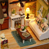 UTTHB Miniature Dollhouse Kit Cuteroom Forest Times Kits Wood Dollhouse Miniature DIY House Handicraft Toy Exquisite DIY House Kits (Color : Multi-Colored, Size : One Size)