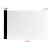 A4 Ultra-Thin Portable LED Light Box Tracer USB Power LED Artcraft Tracing Light Pad w Tracing Paper for 5D DIY Diamond Painting, Artists, Drawing, Sketching, Animation w Tacing Paper