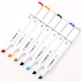 TouchNew T6 Alcohol Markers Set of 40 Colors Dual Tip Marker Pens Art Markers Brush Tip Sketch Marker Broad Fine Point Pens With Free Pen Case(Architectural Design)