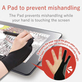 ELECOM-Japan Brand- Two-Finger Glove for Graphic Drawing Tablet Medium Size/Artist / 1 Unit of Medium Size/Both Hands Compatible Medium TB-GV2M