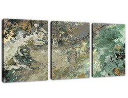 Vintage Abstract Canvas Wall Art Modern Abstract Painting Prints Canvas Pictures Artwork Contemporary Wall Art for Bedroom Living Room Bathroom Decoration Framed Ready to Hang 12" x 16" x 3 Pieces
