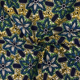 African Print Fabric Cotton Print 44'' wide Sold By The Yard (185179-1)