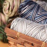 Caron (3 Pack Simply Soft Camo 100% Acrylic Soft Snow Camo White Silver Gray Blend Yarn for Knitting Crocheting Medium #4