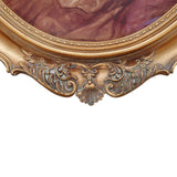 Simon's Shop Baroque Oval Frame 8x10 Vintage Picture Frames 8 x 10 in Gold for Gallery Wall Display