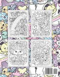 Cute & Creepy Kawaii Pastel Goth Doodles Coloring Book