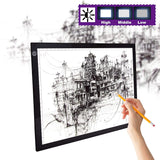 HOKONE LED Light Box Tracer A3 Ultra-Thin Portable,Artcraft Tracing Light Box with USB Power Cable Dimmable Brightness.Light Pad Copy Board for Artists Drawing/Sketching/Animation/Stencilling X