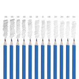 WONYERED Art Sketching Pencils Set Professional Drawing Pencils Set Charcoals Graphite Pencils Supplies With Sticks Tools and Kit Bag (40PCS)
