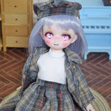 Yutotue 1/6 Ball Jointed BJD Dolls Cute Girls/Fashion Boys DIY Toys Full Set with Clothes Dress Outfits Shoes Wig Hair Makeup, Best Gift for Childrens (Emma (Anime Face Girl))