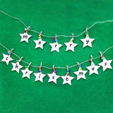 100 Pcs Wooden Star Cutouts Ornaments Wood Stars Cutouts Christmas Craft Star Wooden Tags Unfinished Wooden Star Cutouts Small Natural Plain Star Embellishments for Rustic Farmhouse Decoration