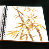 Sketchbook for Drawing and Mixed Media 8.5"x11", Bamboo - Blank Spiral Bound Artist Drawing Pad/Sketch Journal