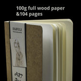 ESJFULI Full Wood Paper Sketch pad（Pack of 1 Pads)