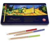Cezanne Colored Pencils Professional Set of 72 Colors, Artist Quality Soft Feel Core for Drawing Art, Sketching, Shading & Coloring - Metal Gift Tin Box