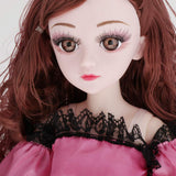 CUTICATE 60cm Girls Fashion Doll Ball Joint Doll - 15 Joints Customized Doll - for Dolls Collection Display Home Decoration - Style1