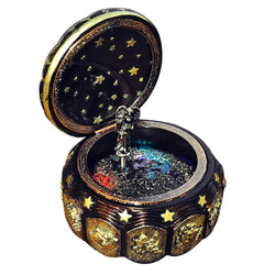 GnD Vintage Mechanical Classical Collectible Music Box with Sankyo 18-Note,Plays Castle in the Sky