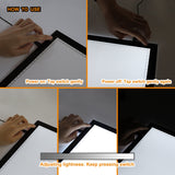 GAOMON B4 Size LED Light Box 5 Millimeters Ultrathin Light Pad USB Art Tracing Board for Sketch Copy and Handwork - GB4