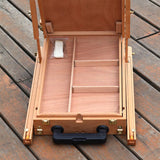 Kuyal Adjustable Tabletop Easel, Solid Wood Artist Easel Painting & Sketching Floor Easel (Type 3)