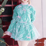 BJD Handmade Doll Lace Dress Set for 1/3 BJD Girl Dolls Clothes Accessories