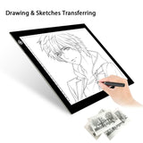NXENTC A4 Tracing Light Pad, Ultra-thin Tracing Light Box USB Power Artcraft Tracing Light Table for Artists, Drawing, Sketching, Animation