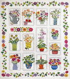 Flower Show Quilt: Charming Fusible Appliqué • Embellish with Hand Embroidery