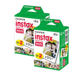 Fuji Instax Mini Instant Film Two Twin Packs (40 Sheets) + Protective Case + 40 Sticker Frames + Picture Frames + Photo Album + Microfiber Cleaning Cloth + More Accessories (Flamingo Pink)