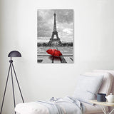 Cityscapes Art Paris Landscape Picture: Eiffel Tower Graphic Print on Canvas
