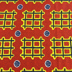 African Print Fabric Cotton Print 44'' wide Sold By The Yard (90150-3)