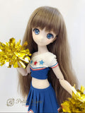 Petite Marie Japan for 1/4 Doll 16 inch 16" 40cm SD DD BJD Cute Cheer Outfit Blue USA American Girl