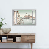 ItalianItalian Cityscape Canvas Wall Art: Venice City View Picture Seaside Country Painting Print for Room (36'' x 24'' x 1 Panel)