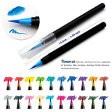 Watercolor Brush Pens Art Markers, Art Supplies 20Pcs Brush Marker Pens Colored Pens Script Paintbrush for Calligraphy with 1 Water Paintbrush Felt Tip Pen