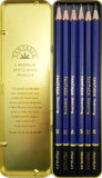 Fantasia Premium Sketching Soft Grades Pencils 6 Piece Set in Storage Tin Box