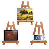 Tavolozza 11 inch Tall Tabletop Wood Display Easel (1-pack)