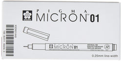 Sakura 50150 Micron Drawing Pen, 01, Black