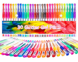 Glitter Gel Pens - Color Gel Pens - Gel Pen for Kids - Coloring Gel Pens Set - Sparkle Gel Pens for Adults Coloring Books Doodling Bullet Journaling