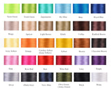Selric [1500Yards / 30 Colors Available] UV Resistant High Strength Polyester Thread #69 T70 Size 210D/3 for Upholstery, Outdoor Market, Drapery, Beading, Purses, Leather (Black)