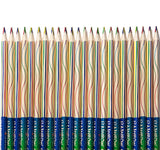 ThEast 30 PCS Rainbow Color Pencils 4-in-1 Color Pencils Assorted Colors for Art Drawing, Coloring, Sketching,Pencils For Drawing Stationery (Rainbow color 30PCS)