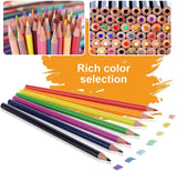 Southsun 160&120 Oil Colored Pencils, Colored Pencils For Art Drawing, Sketching, Adult Coloring Books, Pre-sharpened, Fine Point Lead